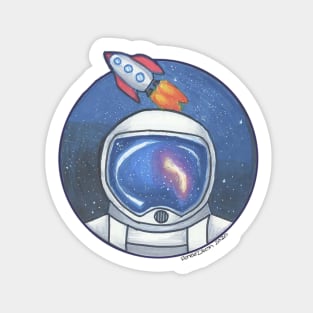 Space Man Sticker